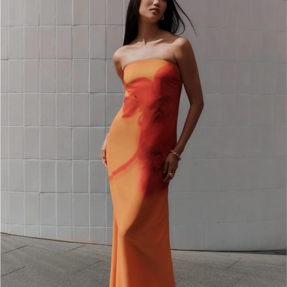 Meshki Strapless Maxi Dress - Koi